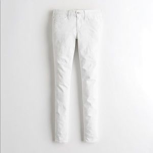 NWOT Low-Rise Super Skinny White Hollister Jeans